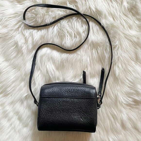 Kate Spade Black Looloo Perri Lane Bubbles Leather Crossbody Purse Bag - Picture 6 of 11